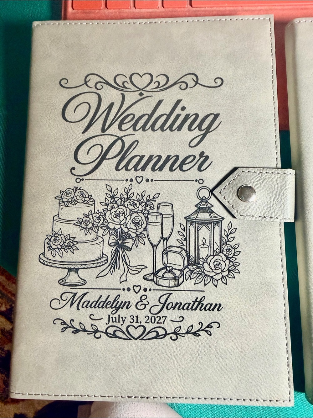 1 Customizable Journals  8.5”x5” Journal Made to order NEW several colors